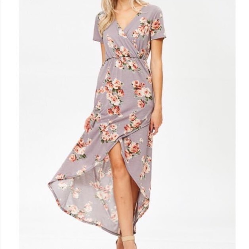 Size small floral maxi dress